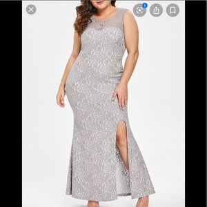 Grey formal dress